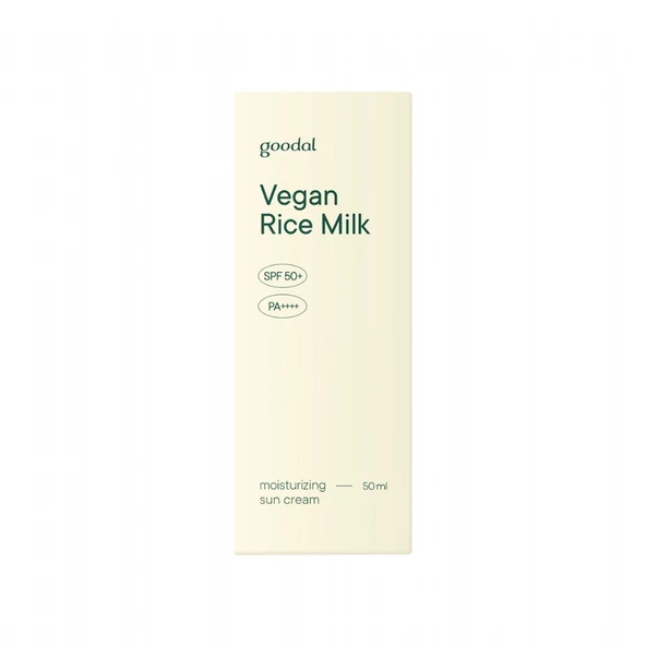 Goodal Vegan Rice Milk Moisturizing Sun Cream - Pirinç Sütü Özlü Nemlendirici Güneş Kremi SPF 50+ PA++++ - 2