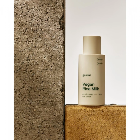 Goodal Vegan Rice Milk Moisturizing Sun Cream - Pirinç Sütü Özlü Nemlendirici Güneş Kremi SPF 50+ PA++++ - 6