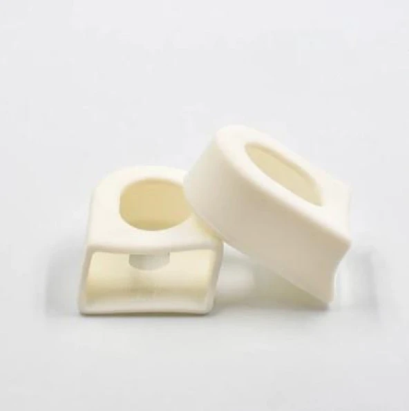 Xbyc 0056 Bisiklet Aynakol Pedal Kolu Koruyucu Silikon PVC Koruyucu Beyaz