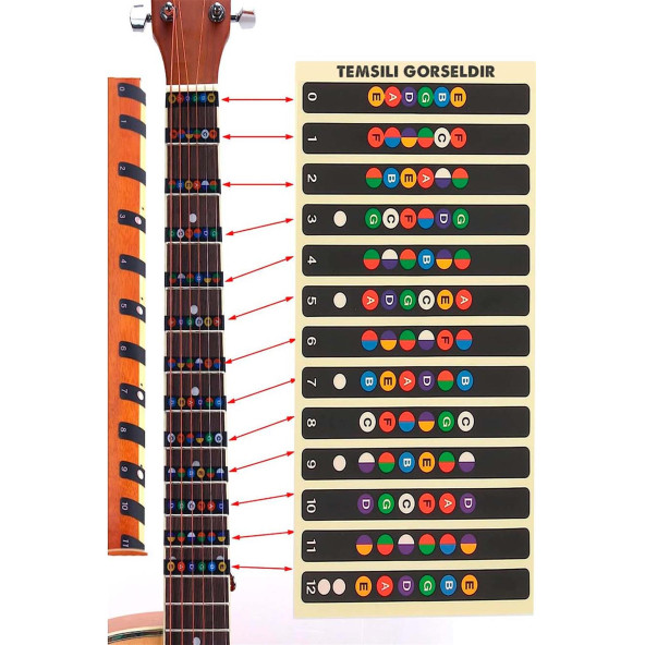 Midex Cg-390Bk-Xbag Siyah Klasik Gitar 4/4 Sap Ayarlı Kesik Kasa Full Set (Çanta Tuner Askı Capo Metod Pena) - 5