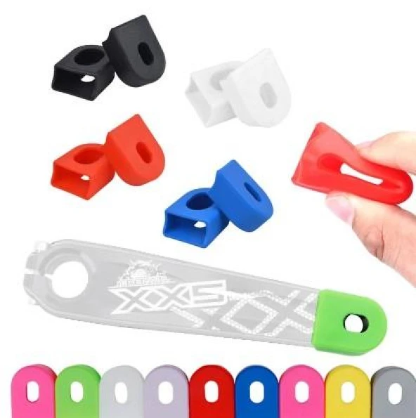 Xbyc 0056 Bisiklet Aynakol Pedal Kolu Koruyucu Silikon PVC Koruyucu Mavi - Resim 6