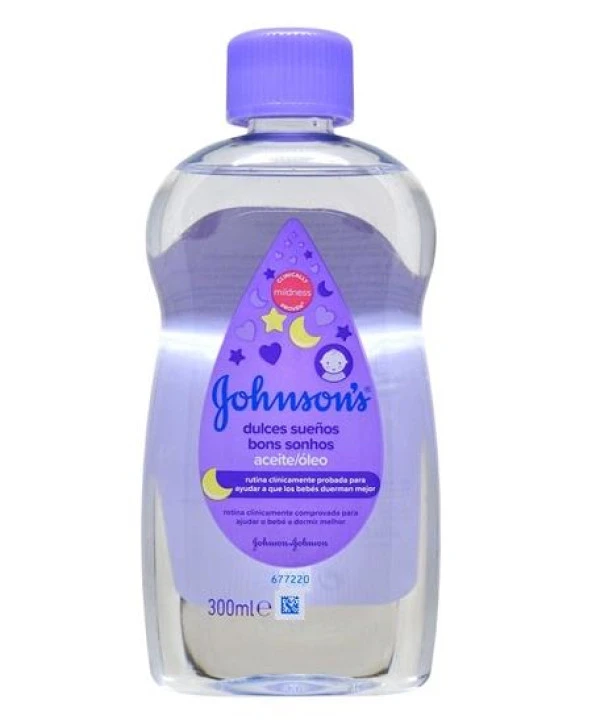 Johnsons Bed Time Baby Oil Mor 300 ml