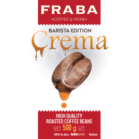 Fraba Caffe Crema Barista Edition Espresso Çekirdek Kahve 500g - 3