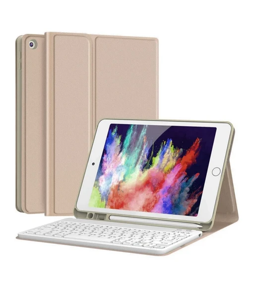 MobaxAksesuar Samsung Galaxy Tab A9 Plus 11inç X210 X215 X216 Kılıf Kablosuz Klavyeli Case Mobax - Resim 11