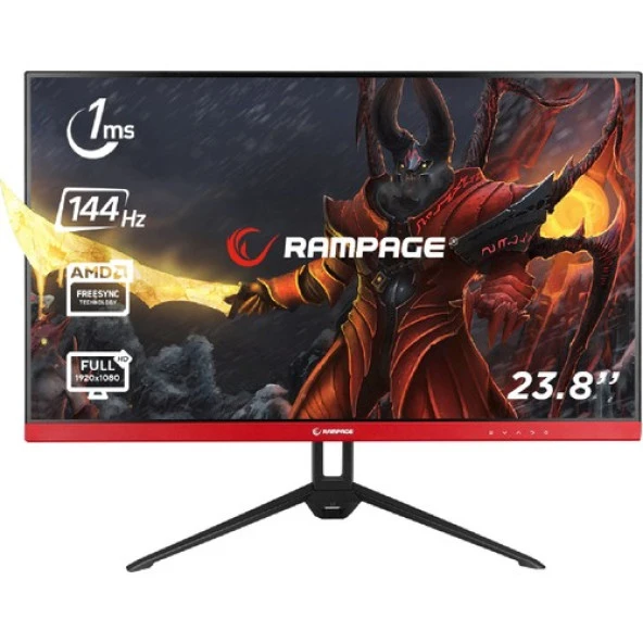 Rampage RM-421 FLOWER 23.8 144Hz 1ms BOE TN Full HD Freesync Flat PC Oyuncu Monitörü