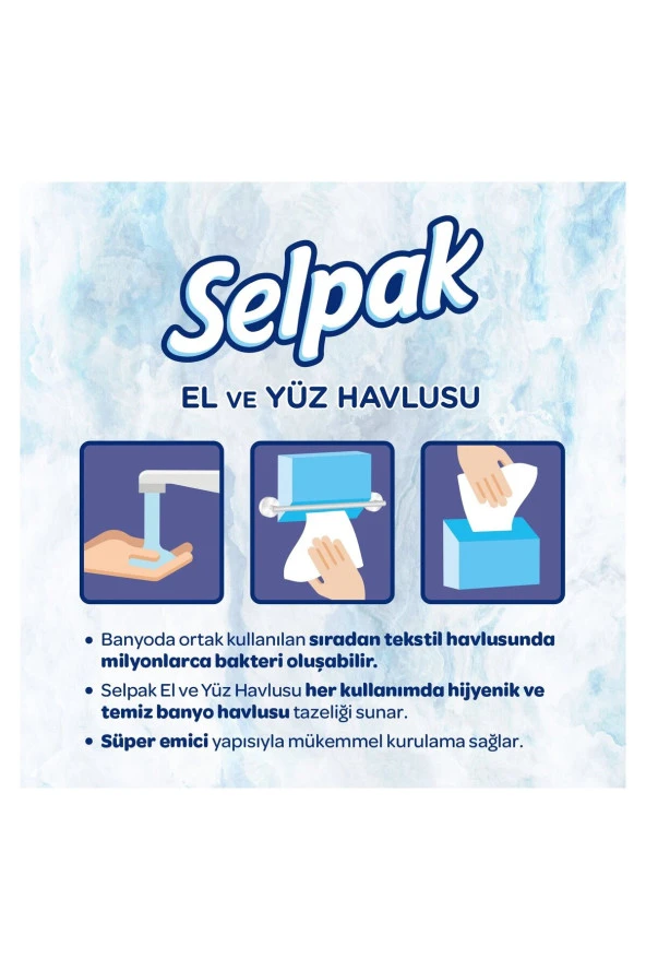 El Ve Yüz Havlusu 5li 400 Yaprak - 4