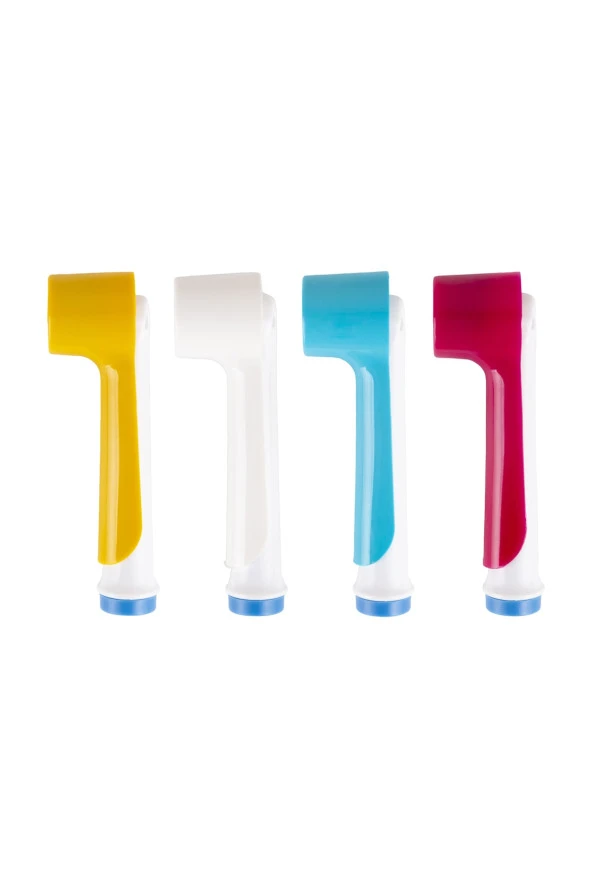 Oral-b Şarjlı Ve Pilli Diş Fırçaları Için Uyumlu Renkli 4 Adet Kapak S-o-t-p