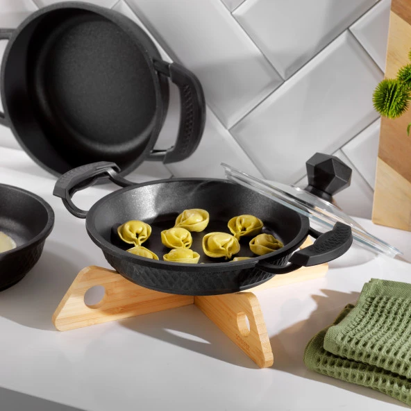 Schafer Crystal Döküm Mini Aile Seti 4 Parça-Siyah - 2