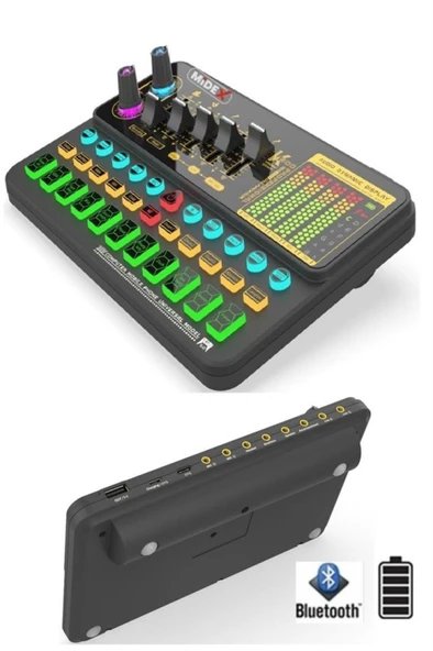 Midex GMX-1 Platinium Set Condenser Mikrofon Ses Kartı Canlı Yayın Paketi (Telefon ve PC) - Resim 4