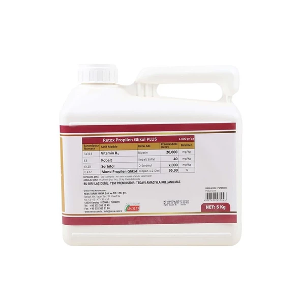 Propilen Glikol Plus Doğum Öncesi ve Sonrası Hayvan Yem Katkı - 4