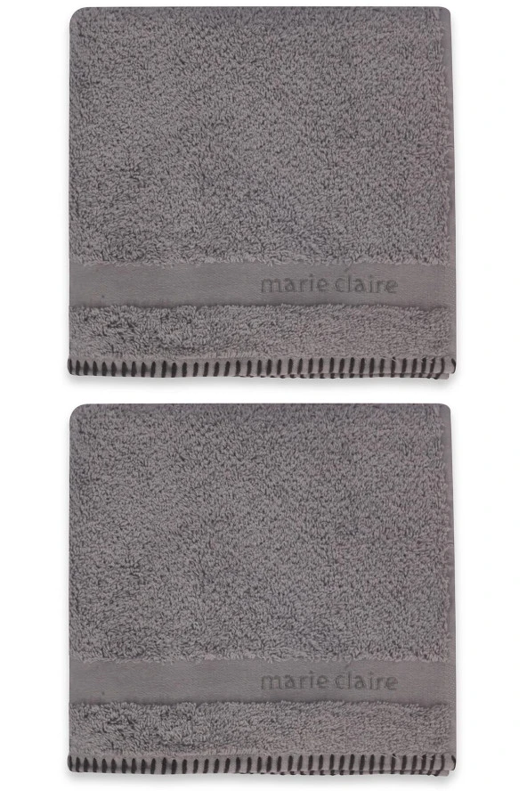 Marie Claire Export Havlu Melodie 100 Pamuk 30X50 Cm 2 Li Grı