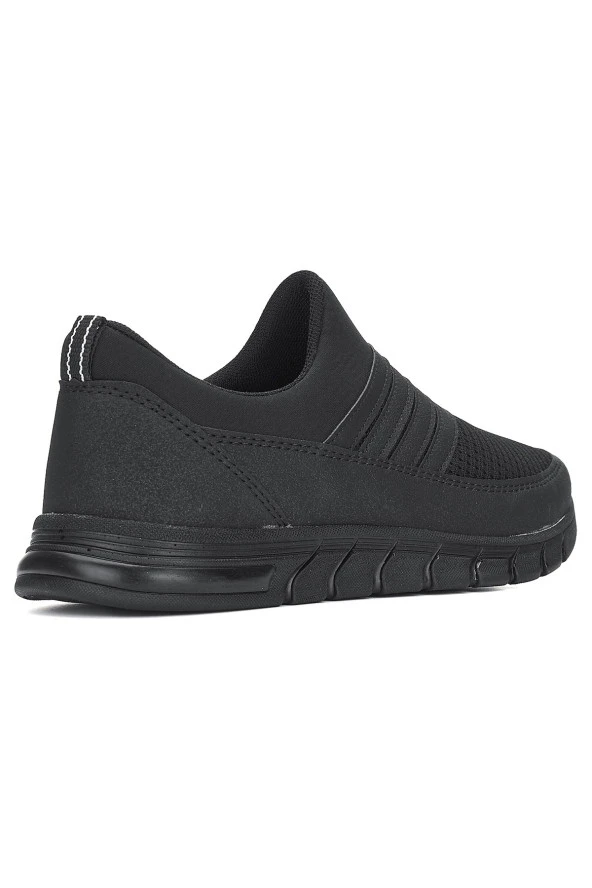 Günlük Kadın Erkek Sneaker Spor Ayakkabı Bağcıksız Fileli Nefes Alabilen Hafif Desenli Taban 858 - 12