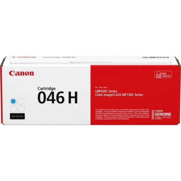 Canon CRG-046HC Kutusu Hasarlı Mavi Orjinal Toner