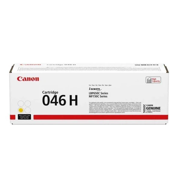 Canon CRG-046HY Kutusu Hasarlı Sarı Orjinal Toner