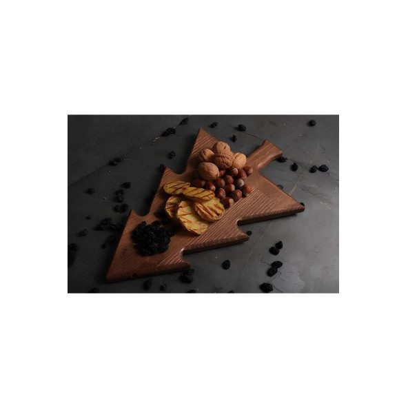 Mobawood    Doğal Ahşap Peynir Tatlı Ve Sunum Tabağı - 2