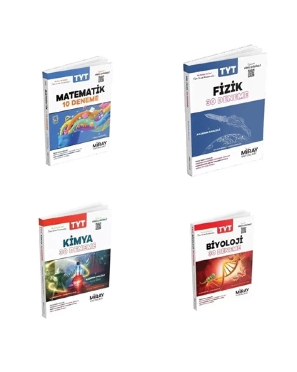 Miray TYT Matematik Fizik Kimya ve Biyoloji Deneme