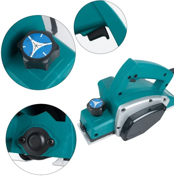 Stilmax Sjs Metal Sanzıman 3000 W Çift Bıçaklı Professional Planya Makinası + Bıçak Hediyeli - 4