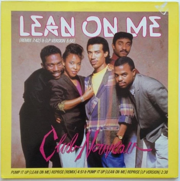 Lean On Me - Club Nouveau Soul Contemporary R&B Vinly plak alithestereo