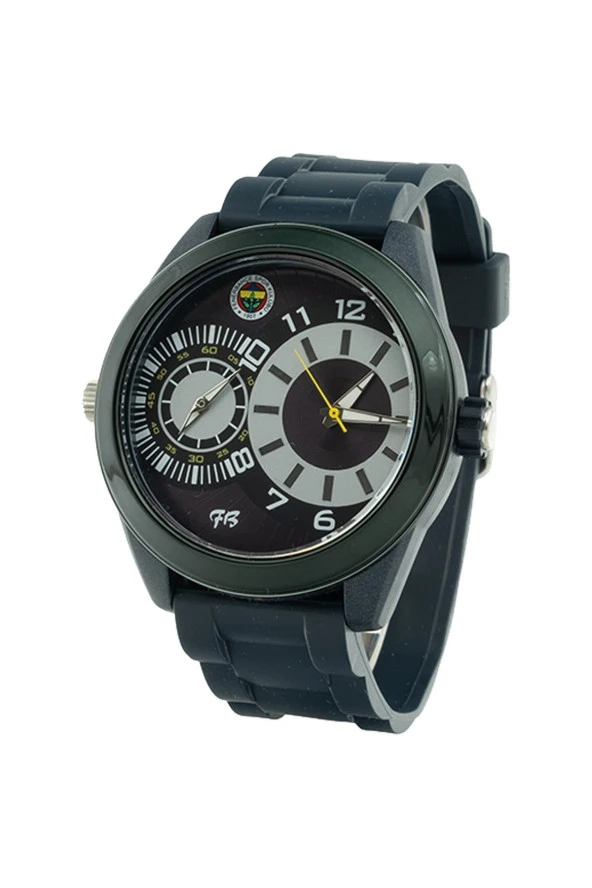 Fenerbahçe Orijinal Lacivert Kordonlu Multifonksiyon Kol Saati Hediyelik Ahşap Kutulu - 3