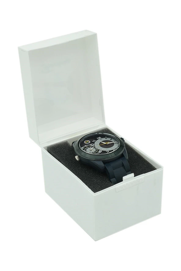 Fenerbahçe Orijinal Lacivert Kordonlu Multifonksiyon Kol Saati Hediyelik Ahşap Kutulu - 6