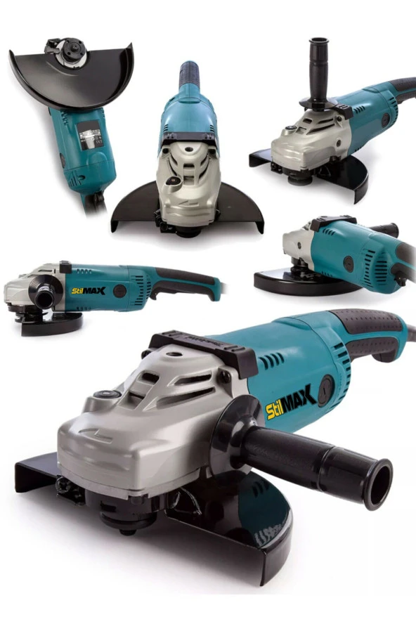 STİLMAX Alman Style JL9030 4500 W Bakır Motor Tam Professıonel Büyük Taşlama Makinası 230 MM - 2