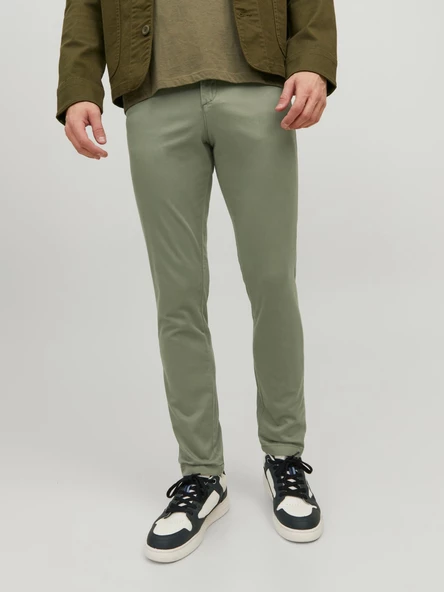 JACK JONES Marco Model Dar Kesim Chino Pantolon 12150148 - Resim 3