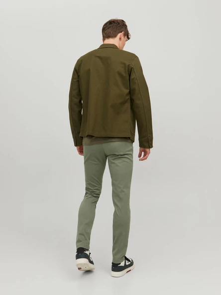 JACK JONES Marco Model Dar Kesim Chino Pantolon 12150148 - Resim 5