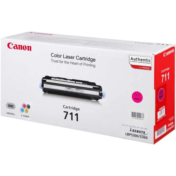 Canon CRG-711M Kırmızı Orjinal Toner