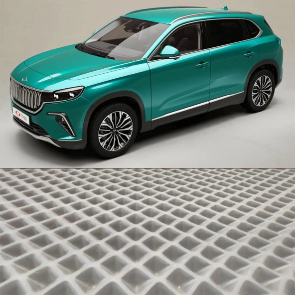 Bod Togg T10X 3D Havuzlu Paspas *Yeni Nesil* 2023-Sonrası Gri - Resim 6