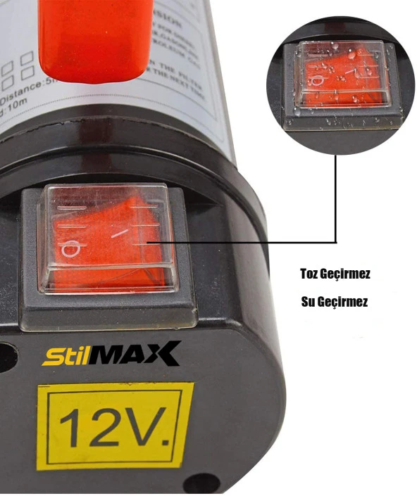 Stilmax Germany Technology 12V Kendinden Emişli Yakıt Sıvı Yağ Mazot Aktarma Transfer Pompası Paslanmaz - 3