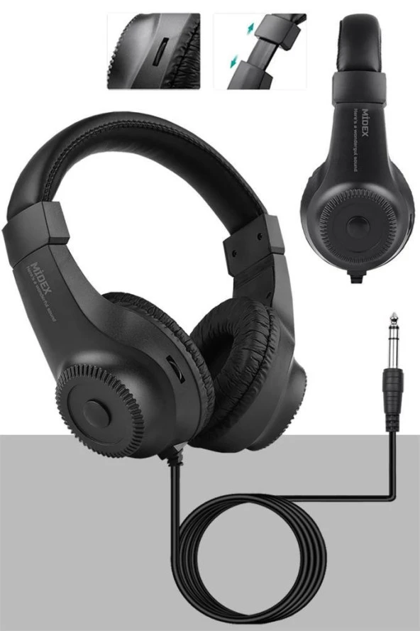Midex MGA-25RDBT-HD ŞARJLI Elektro Gitar Amfisi 25 Watt USB Bluetooth Distortion Kulaklık ve Kablo - 4