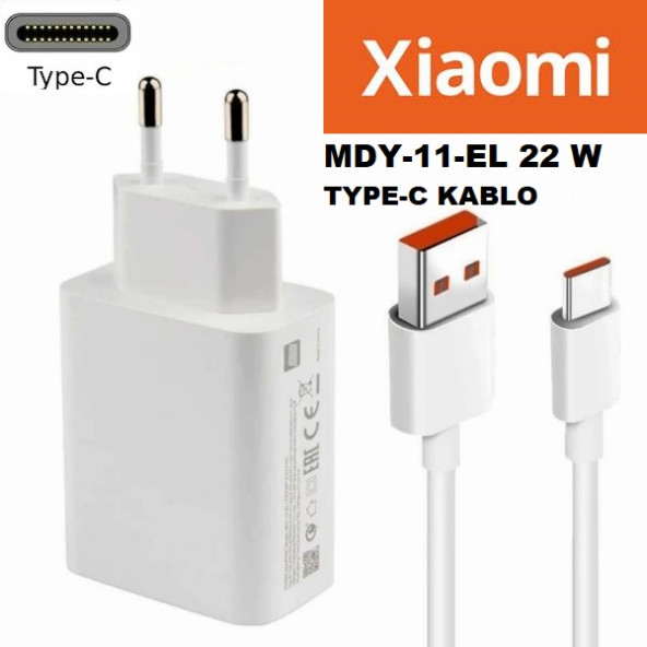 Orjinal Xiaomi Redmi 10 Type-C 100 cm Data Kablo ve MDY11EF Hızlı Şarj cihazı - 6
