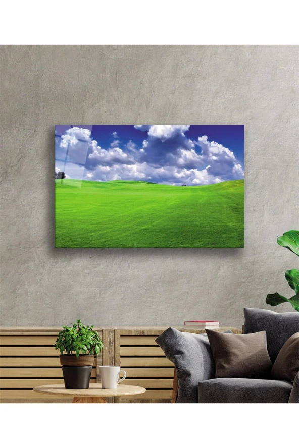 Mavi Yeşil Manzara Blue Green Landscape