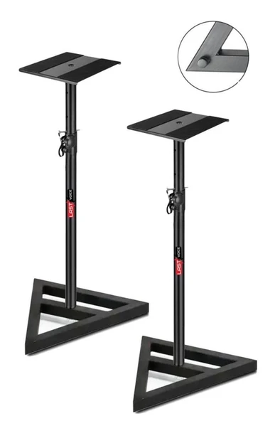 Lastvoice MNT-200X 2Lİ SET Stüdyo Referans Monitör Standı 87-147 cm Yükseklik Ayarlı (Çift) ürün görseli 1