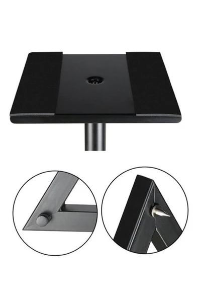 Lastvoice MNT-200X 2Lİ SET Stüdyo Referans Monitör Standı 87-147 cm Yükseklik Ayarlı (Çift) - Resim 2