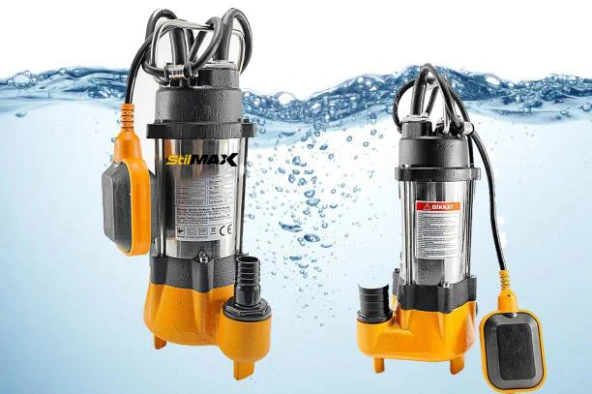 STİLMAX Foseptik Dalgıç Pompa Kirli Su Dalgıç Pompa Seti Şamandıralı 550W V550F 1.5 Inç 0.75 Hp - 2