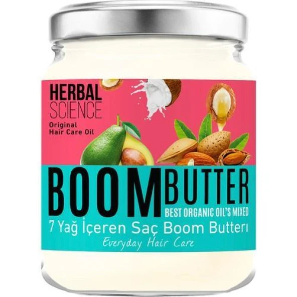 Herbal Science Boom Butter Saç Bakım Yağı 190 Ml