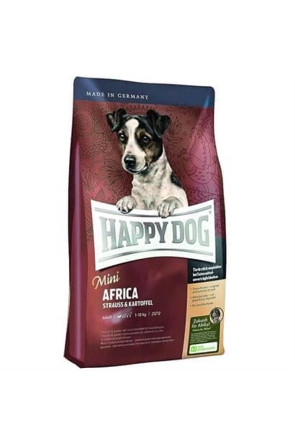 Happy Dog Mini Africa Devekuşu Etli Patatesli Köpek Maması 1 Kg