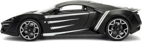 Jada Black Panther and Lykan Hypersport 1/24 Model Araba - Resim 2