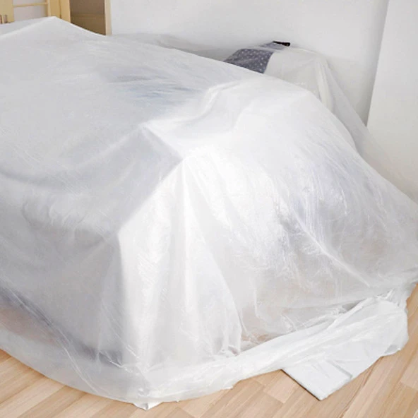 Aletçantam Naylon Branda 50mt² (En:5mt x Boy:10mt) Şeffaf Eşya Sera Örtüsü 140mic - 3