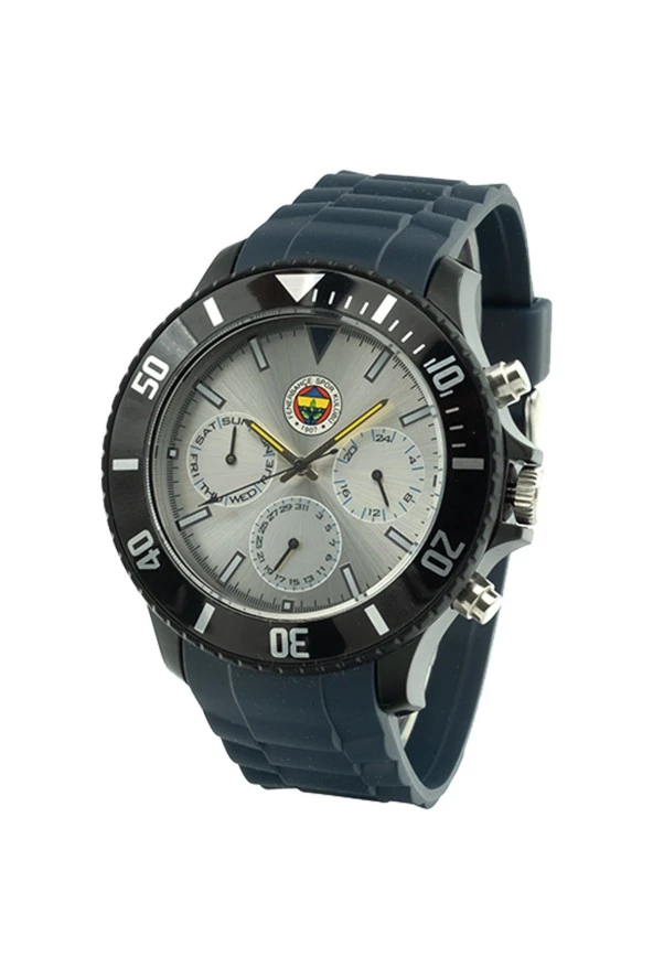 Fenerbahçe Orijinal Lacivert Kordonlu Multifonksiyon Kol Saati Hediyelik Ahşap Kutulu - 4