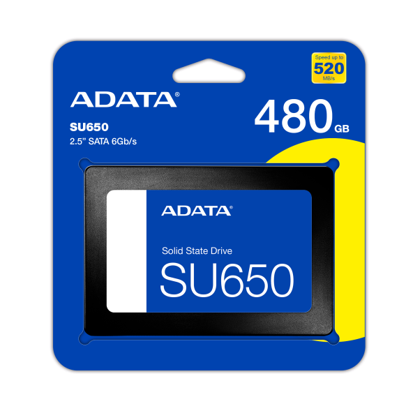 Adata Ultimate SU650 ASU650SS-480GT-R 480GB 2.5" 520/450MB/s SSD Harddisk