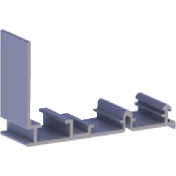 Mepa AL-SFT 200-5 Alüminyum Üst Ray 3 Metre