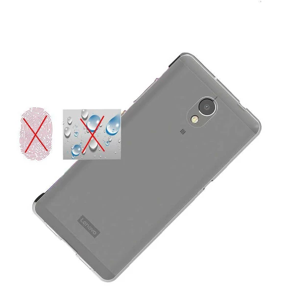 Lenovo P2 Kılıf Şeffaf Silikon Hibrit Case - 2