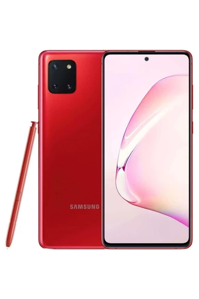Samsung Galaxy Note 10 Lite 128 GB Red 8 GB Ram YENİLENMİŞ ÜRÜN (Sıfır Gibi) A KALİTE