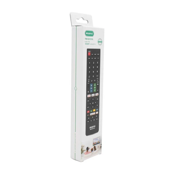 Huayu Kl Rm-sh1516 Sharp Netflıx-youtube-prıme Vıdeo Tuşlu Unıversal Lcd Led Tv Kumanda - Resim 2