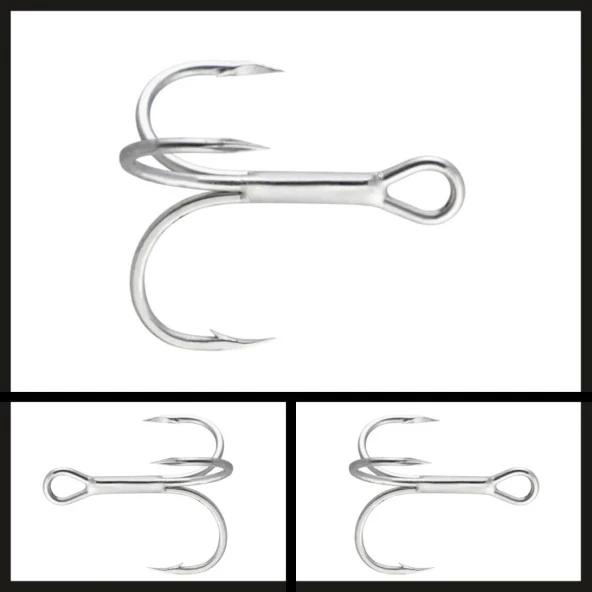 Uyguna-Yakala 50 Adet Üçlü Nikel İğne No: 6/0-İĞN.043 - Resim 2