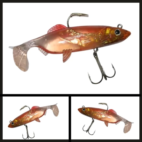 Uyguna-Yakala 10 Cm Spring D10 6664 Silikon Balık-YEM.244 - Resim 2