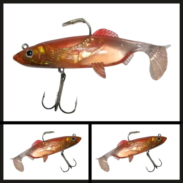 Uyguna-Yakala 10 Cm Spring D10 6664 Silikon Balık-YEM.244 ürün görseli