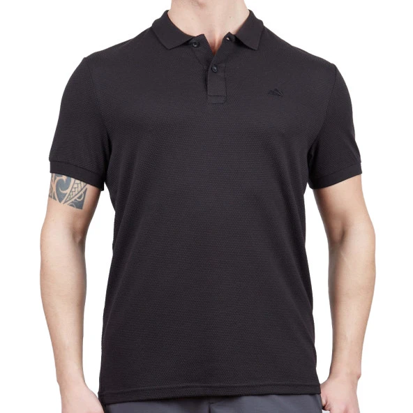 Alpinist Roc Erkek Polo T-Shirt Siyah (600603) - 1